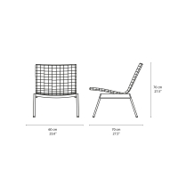 &Tradition Ville outdoor lounge chair