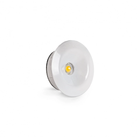 Lampo Spot Mini Faretto 1W LED da incasso 120° 350mA In Lega