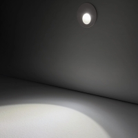 iLed Quara R round outdoor step light