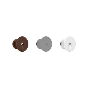 iLed Quara R round outdoor step light