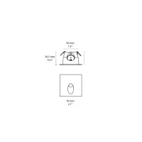 iLed Quara Q square outdoor step light
