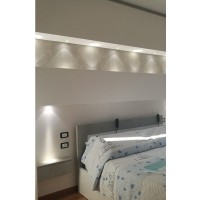 Lampo Spot Mini Faretto 1W LED da incasso 120° 350mA In Lega