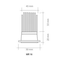 QLT LED Spotty Spot da Incasso CCT 9W 50mm tunable white