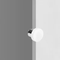 iLed Sand round outdoor wall spotlight