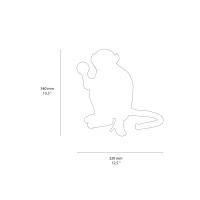 Seletti Monkey lamp Sitting led table lamp