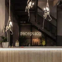 Seletti Monkey led ceiling lamp