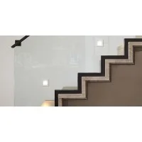 Lampo Segnapasso LED Quadrato Da Incasso 1.5W Acciaio Inox