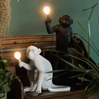 Seletti Monkey lamp Sitting led table lamp