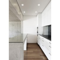MOLVENO LIGHTING Glam Square Faretto Incasso Alluminio Bianco