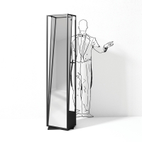 Minotti Cage specchiera appendiabiti