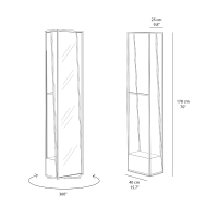 Minotti Cage specchiera appendiabiti