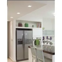 MOLVENO LIGHTING Glam Square Faretto Incasso Alluminio Bianco