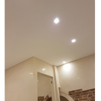 MOLVENO LIGHTING Glam Square Faretto Incasso Alluminio Bianco