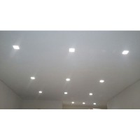 MOLVENO LIGHTING Glam Square Faretto Incasso Alluminio Bianco