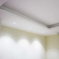 MOLVENO LIGHTING Glam Round Recessed Downlight Aluminum White