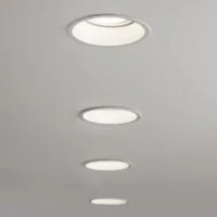 MOLVENO LIGHTING Glam Round Recessed Downlight Aluminum White