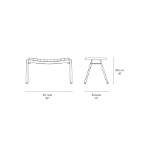 &Tradition Ville AV46 outdoor footstool