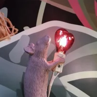 Seletti Mouse Love lampada a led da tavolo