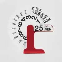Danese Milano Timor Rossa Limited Edition calendario perpetuo