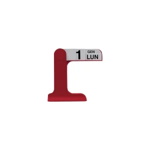 Danese Milano Timor Rossa Limited Edition calendario perpetuo