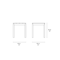 &Tradition Ville AV47 outdoor side table
