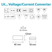 Qlt LVJ 1000mA LED Convertitore Da Tensione costante 12V-24V A