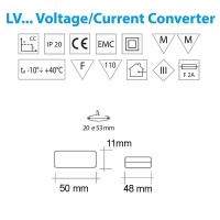 Qlt LVK 1400mA LED Constant Voltage Converter 12V-24V To