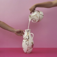 Seletti Kintsuji porcelain vase