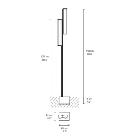 Vibia Class outdoor floor lamp Vibia Class outdoor floor lamp