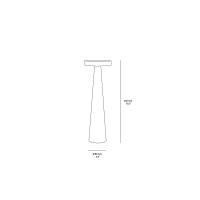 Zafferano Angelina battery table lamp
