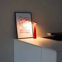 Zafferano Angelina battery table lamp