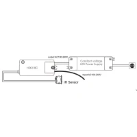 Lampo Hand Touch IR Sensor Switch Recessed 100-230V Electronic