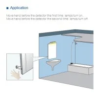 Lampo Hand Touch IR Sensor Switch Recessed 100-230V Electronic