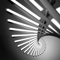 Vibia Rhythm Vertical Stick 47 pendant lamp