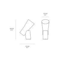 Foscarini Nile lampada led da tavolo a biemissione