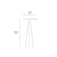 Martinelli Luce Colibrì Tripode floor lamp