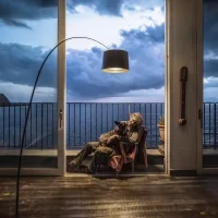 Foscarini Twiggy lampada led da terra Foscarini Twiggy lampada led da terra
