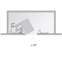 IVela Miniperfetto Broadway 18W LED CRI85 Proiettore Nero da