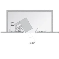IVela Miniperfetto Broadway 18W LED CRI85 Proiettore Nero da
