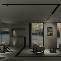 IVela Miniperfetto Broadway 18W LED CRI85 Proiettore Nero da