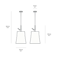 Foscarini Birdie lampada led a sospensione