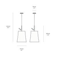 Foscarini Birdie lampada led a sospensione