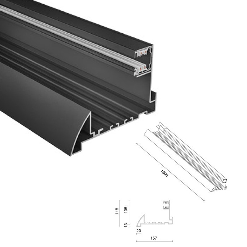 IVela Profilo Broadway Con Binario Sistema di Illuminazione Da IVela Profilo Broadway Con Binario Sistema di Illuminazione Da
