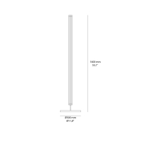 Aromas Niro floor lamp