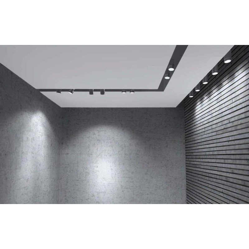 Ivela Broadway Inside Corner Track Interior Lighting System Profile For False Ceiling Diffusione Luce Srl