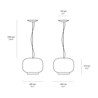 Foscarini Chouchin lampada led a sospensione