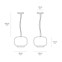 Foscarini Chouchin led suspension lamp