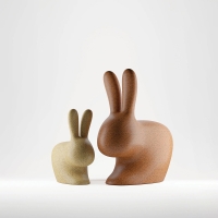 Qeeboo Rabbit Chair Baby Mix sedia decorativa