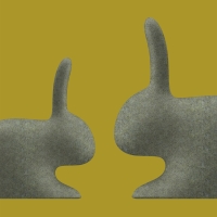 Qeeboo Rabbit Chair Mix sedia decorativa