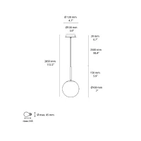 ACB Parma suspension lamp ACB Parma suspension lamp